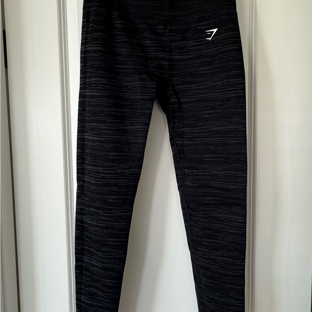 Gymshark Black Leggings Stretchy Athletic Bottoms